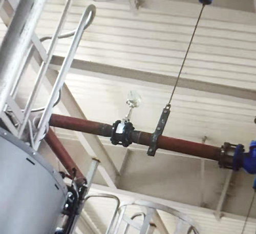 涡街流量传感器现场图